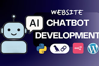 do website chatbot design,  ai chatbot development, chatgpt chatbot