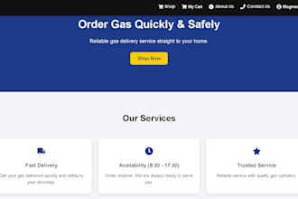 create a basic website to a medium complex website