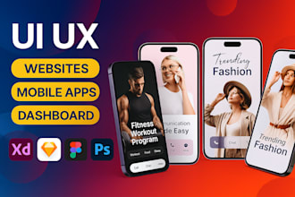 do ui ux design figma mobile app design app wireframe prototype figma app
