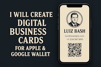 create digital business cards for apple or google wallet