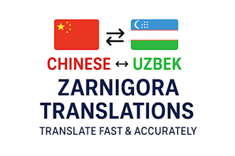 translate chinese to uzbek accurately and quickly