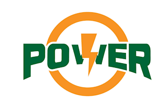 design modern electrical solar panel, energy and power logo