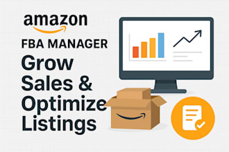 manage amazon fba store and optimize product listings,