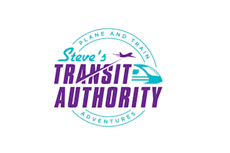 design branding plane train adventure logo