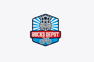 design unique bucks depot logo