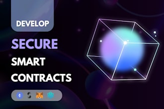 develop secure solidity smart contracts for ethereum and evm chains