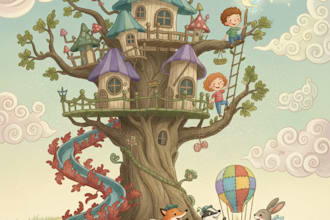 illustrate children story book illustration, kids story book illustration