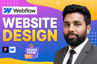 build webflow landing page, webflow website, figma to webflow