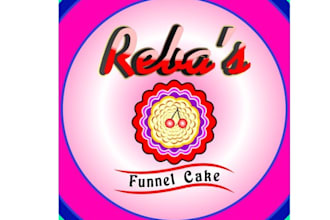 design splendid logo for rebas funnel cake