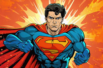 make your super hero character