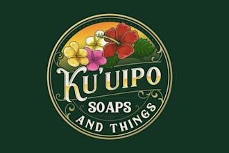 design hipster tropical bath soap accessories company logo