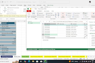 clean, format, merge, split excel data