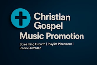 promote your gospel song to real christian listeners and radio platforms