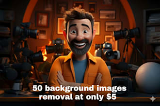 do product photo editing, retouching and background removal for your images