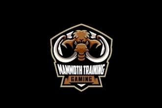 create professional and specially mammoth logo design