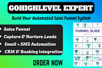 be your gohighlevel expert for automation gohighlevel sales funnel system