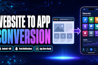 convert your website into an android and ios app
