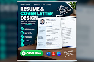 make professional cv, resume and cover letter by canva