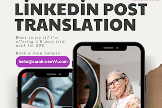 translate your social media content into french