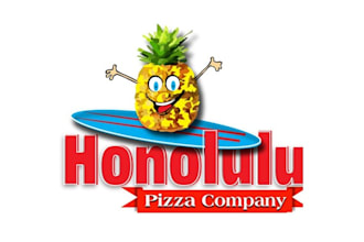 design high definition pizza company logo