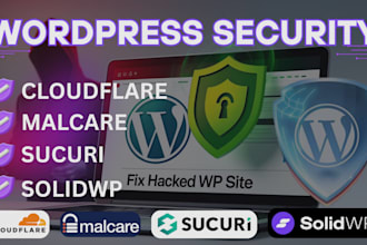 setup wordpress security cloudflare sucuri malcare itheme security solidwp