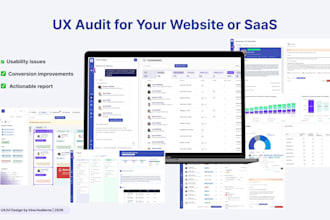 do UX audit and usability review for your website or saas