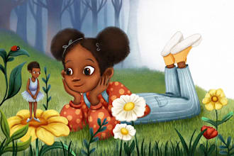 children story book illustration children story book illustration