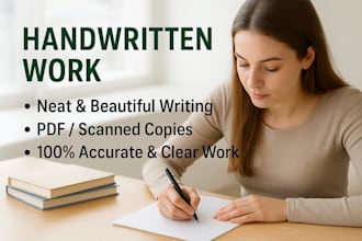 handwritten letters and notes