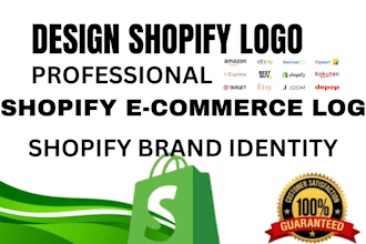 design shopify ecommerce logo for your store and shopify brand identity
