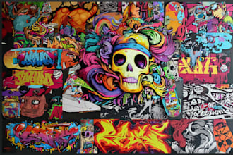 design graffiti designs murals wall arts and skateboards