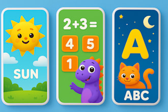 develop ar kids game app, kid learning app, ar educational app