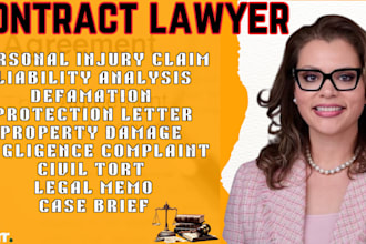 draft a settlement agreement or release of liability