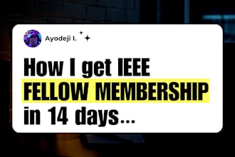 guarantee ieee membership for eb1a visa and bcs fellow membership for approval