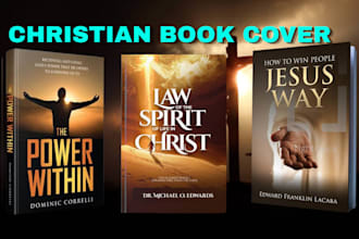 do christian book cover design religious book cover, kdp paperback cover design
