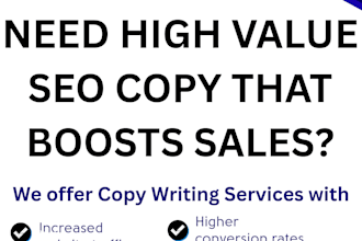 write persuasive copy that boosts sales and conversions
