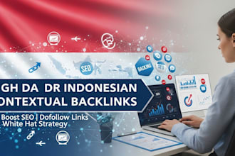 build high da indonesian and korean contextual backlinks for SEO ranking