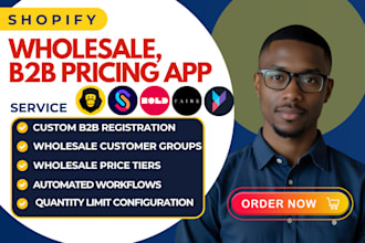 setup shopify wholesale pricing wholesale gorilla sparklayer bold b2b faire ymq