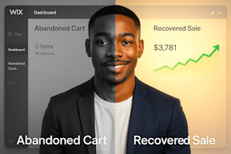 set up wix abandoned cart recovery wix automation to boost wix ecommerce sales