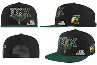 design 3d mockup for cap, hat, snapback, trucker cap, beanie and techpack