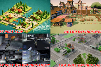 3d low poly map, roblox game play, ps1 map building, ps1 environment, retro map