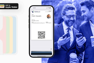 create an apple wallet digital business card