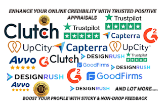 clutch goodfirms sortlist gmb g2 designrush orm management