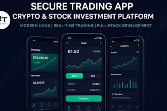 develop secure trading app crypto trading and investment app