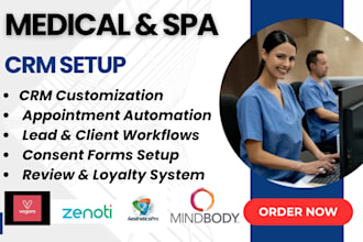 setup vagro zenoti aesthetix aestheticspro mindbody wellnessliving nexhealth crm