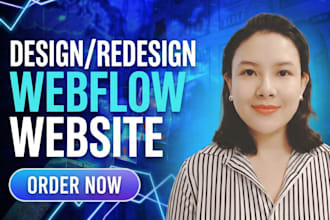 be your webflow developer for webflow website design