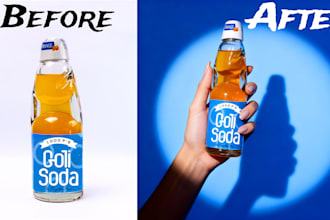 place your product with realistic photoshoot using ai