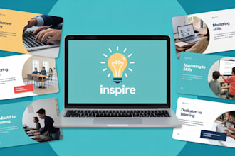 design powerpoint deck, investor pitch deck and business pitch presentation
