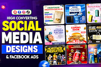 design instagram story ad images, social media ads,  facbook ad design