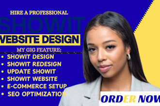 customize and update showit website design, redesign showit