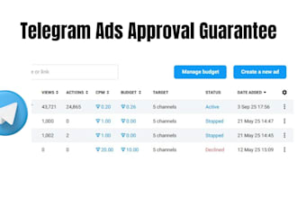 do telegram promotion, fix decline telegram ads setup, fragment verification